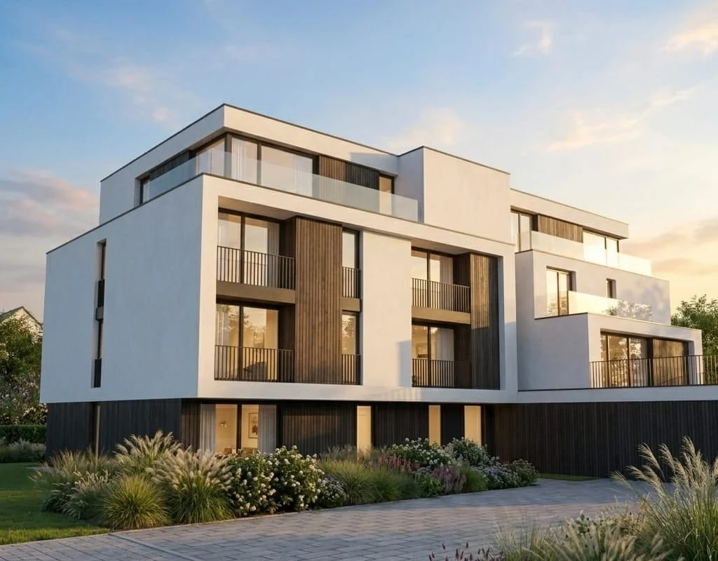 Uploading a 3D model screenshot to generate an architectural photograph in QuickArchViz
